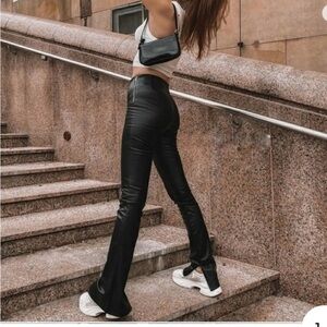 Zara faux leather pants